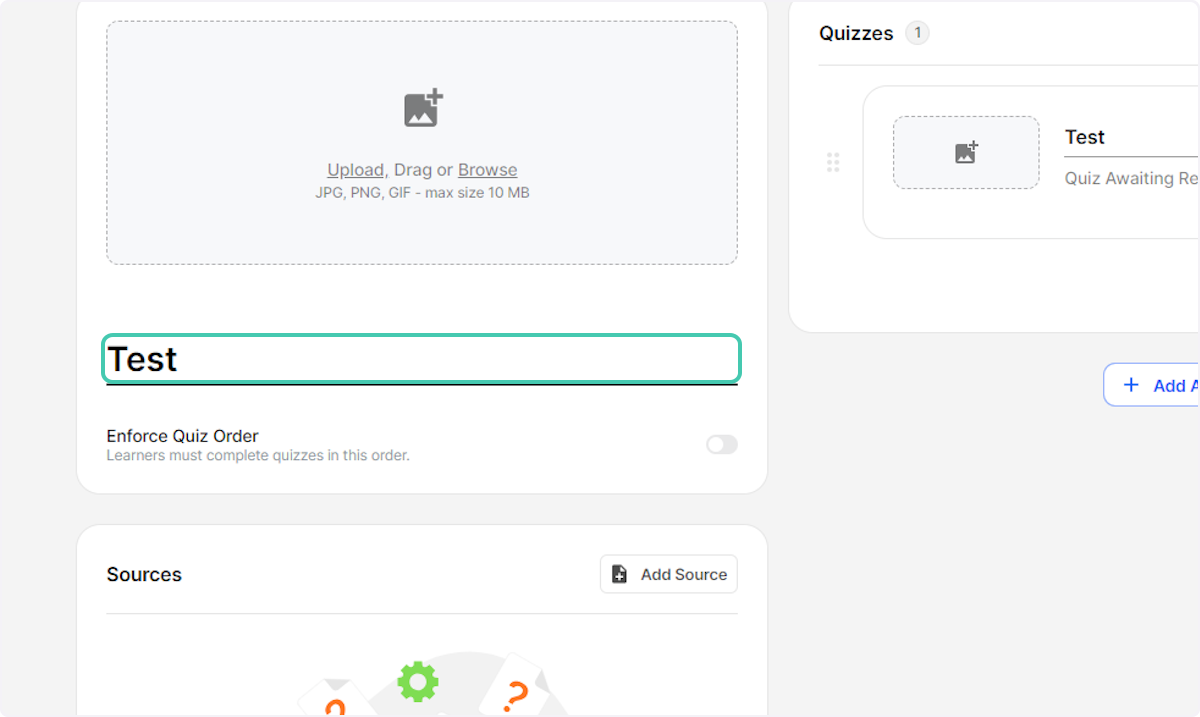 Click on Topic Name and update if needing changed from the data on the import
