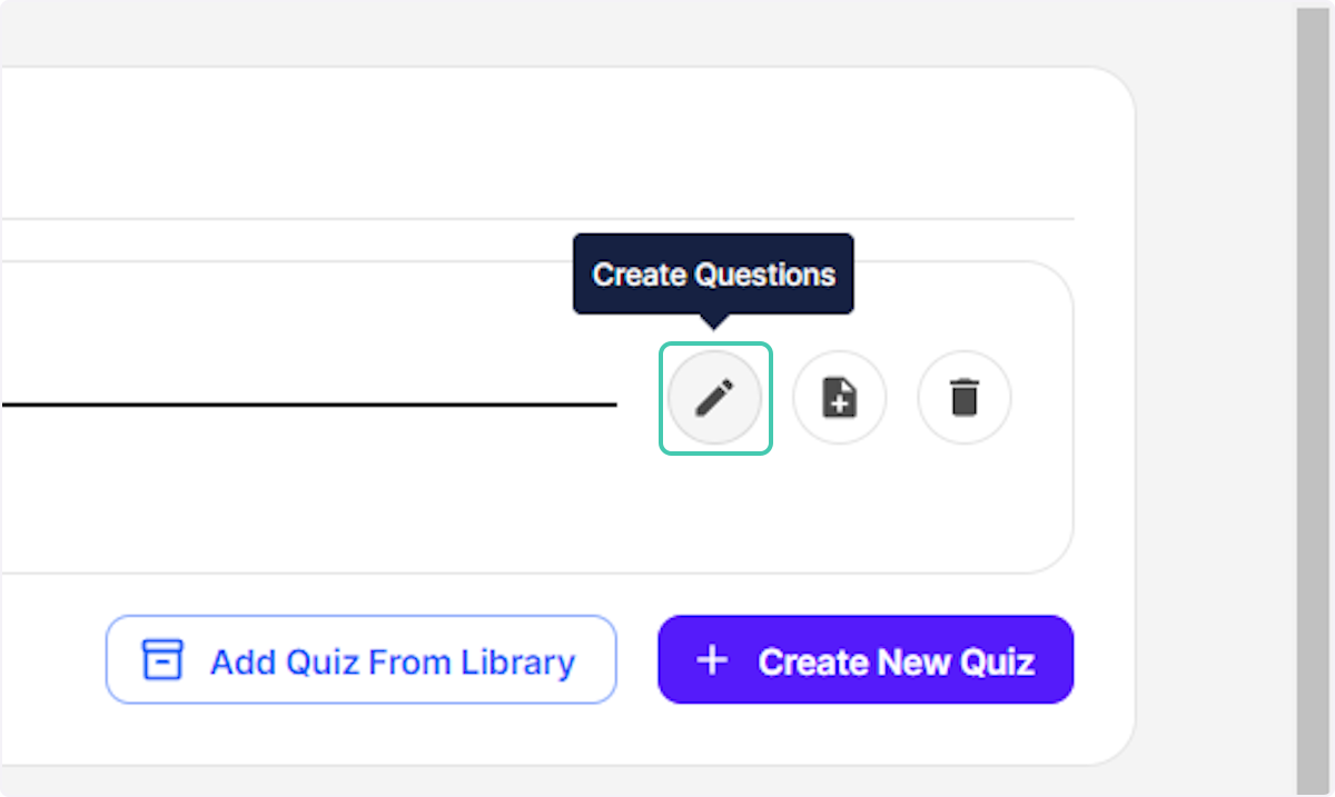 Click on Create Questions