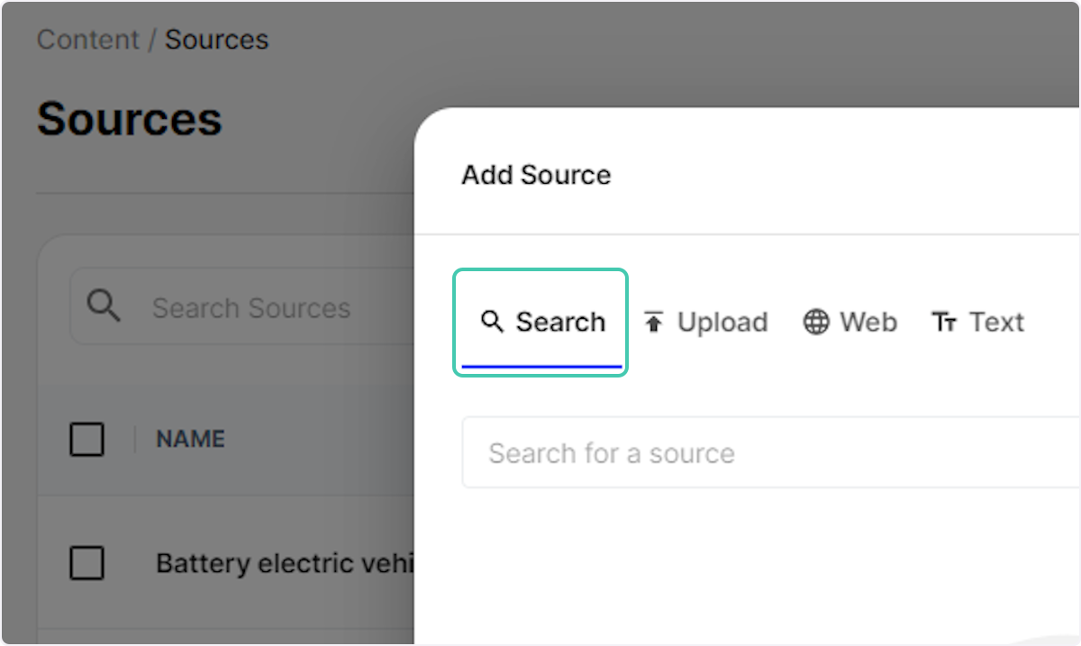 Click on Search