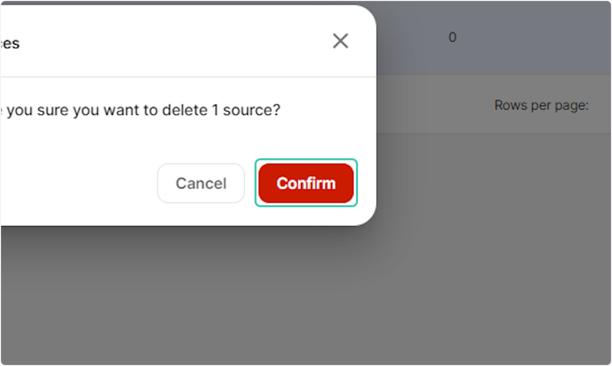 Click on Confirm